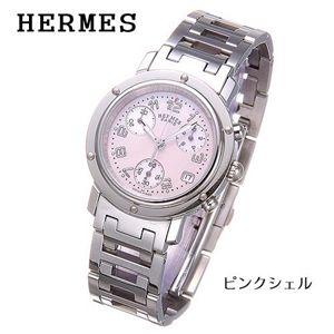 HERMES(エルメス) クリッパー クロノグラフ レディース CL1.310.214/3842／ピンクシェル