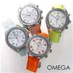 OMEGA �X�s�[�h�}�X�^�[ ���U�[ 3834 ���C�g�u���[