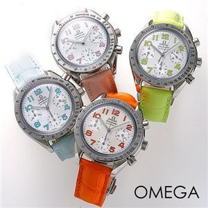 OMEGA スピードマスター レザー 3834 ライトグリーン