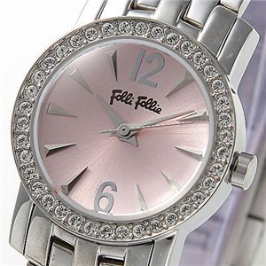 Folli Follie ブレスレディースウォッチ WF7 ホワイト×シルバー