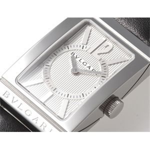 BVLGARI レッタンゴロ シルバータペストリー レザーウォッチ RT39C6LSL