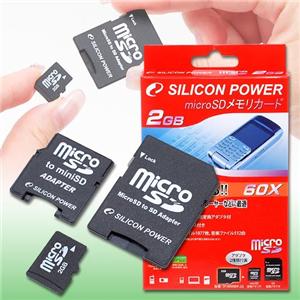 SILICON POWER microSD 2GB 60®