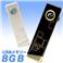 絵柄 USBメモリー8GB　ブラック