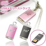 pqi USBメモリーストラップ 4GB BF14-4032(ブラック)