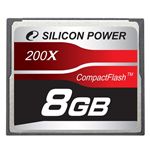 SILICON POWER�@200�{���R���p�N�g�t���b�V�� 8GB SP008GBCFC200V10