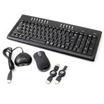 ワイヤレスマルチメディア・キーボード／ワイヤレスマウス（充電式） 3R-WK2121 ホワイトセット