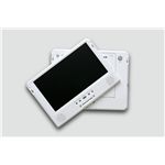 BLUEDOT ポータブルDVDプレーヤー 8.5インチ回転式ホワイトモデル BDP-1880W