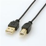 ELECOMiGRj ɍUSB2.0P[uiA-B^Cvj U2C-BX05BK 0.5m y3Zbgz