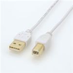 ELECOMiGRj ɍUSB2.0P[uiA-B^Cvj U2C-BX05WH 0.5m y3Zbgz