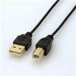 ELECOMiGRj ɍUSB2.0P[uiA-B^Cvj U2C-BX10BK 1.0m y2Zbgz