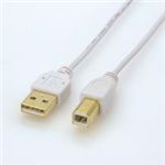 ELECOMiGRj ɍUSB2.0P[uiA-B^Cvj U2C-BX25WH 2.5m y2Zbgz