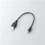 ELECOMiGRj USB2.0P[uiA|mini-B^Cvj U2C-GMM025BK y15Zbgz