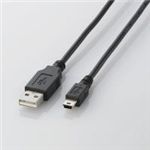 ELECOMiGRj USB2.0P[uimini-B^Cvj U2C-M30BK 3.0m y2Zbgz