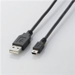 ELECOMiGRj USB2.0P[uimini-B^Cvj U2C-M50BK 5.0m y2Zbgz