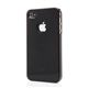 icover iPhone4用ケース GLOSSY AS-IP4G-BK ブラック （フルセット）