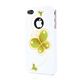 icover iPhone4用ケース HAND PRINTING AS-IP4HP-EB/W ホワイト1 （フルセット）