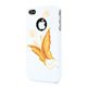 icover iPhone4用ケース HAND PRINTING AS-IP4HP-BH/W ホワイト2 （フルセット）