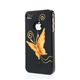 icover iPhone4用ケース HAND PRINTING AS-IP4HP-EB/BK ブラック2 （フルセット）