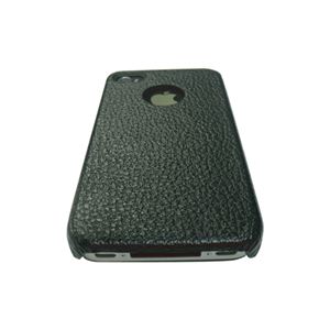 icover iPhone4用ケース REAL COW LEATHER AS-IP4LE-BK ブラック (フルセット)