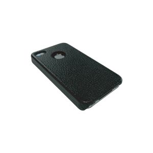 icover iPhone4用ケース REAL COW LEATHER AS-IP4LE-BK ブラック (フルセット)