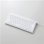 エレコム パンタグラフコンパクトフルキーボード TK-FCP026WH