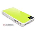 icover iPhone4�^4S�p�P�[�X DUES �z���C�g�E���C���O���[�� AS-IP4SDU-WHLG