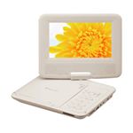 グリーンハウス GREENHOUSE 7型ワイド（800*480）ポータブルDVDプレーヤー ホワイト GHV-PDV790W