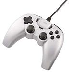 サンワサプライ USBゲームパッド(シルバー) JY-P73US