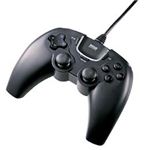 サンワサプライ USBゲームパッド(ブラック) JY-P73UBK