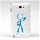 icover GALAXY Note�p�P�[�X DESIGN AS-GNHM-W �z���C�g