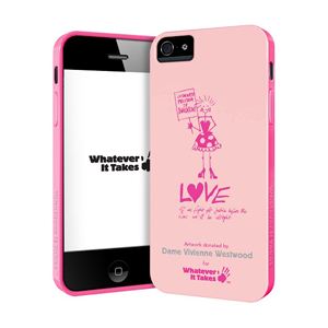 princeton iPhone 5用プレミアムジェルシェルケース (Dame Vivienne Westwood/ピーチ) WAS-IP5-GVW02