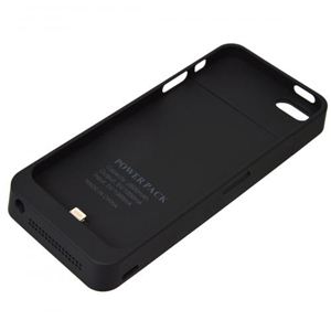 サンコー iPhone5用バッテリージャケット（ブラック） USIP5BT1