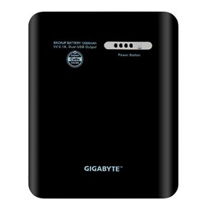 GIGABYTE モバイルバッテリー G1BBシリーズ 12000mAh ブラック GZ-G1BB0