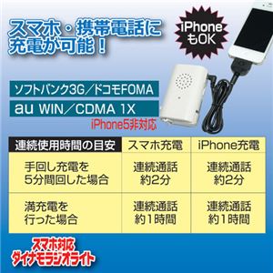 旭電機化成 スマホ対応ダイナモラジオライト 809641