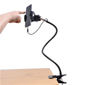 サンコー USB充電システム搭載クリップ式フレキシブルアーム USBGNK8B