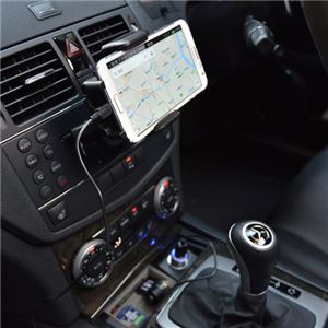 （まとめ）サンコー スマートフォンCDスロット装着ちょうどいい高さな車載ホルダー SMTCDST3【&times;3セット】