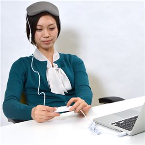 【訳あり・在庫処分】 （まとめ）サンコー USBあったかアイマスク おやすみタイマー付き USBEYEW4【&times;2セット】