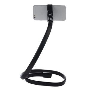 （まとめ）ネクストゼロワン フレキシブル クリップスタンド iPhone／スマートフォン ブラック STND13901【&times;2セット】