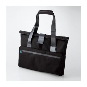 (まとめ)エレコム キャリングバッグ“undress"(トート) BM-CA41BK【×2セット】