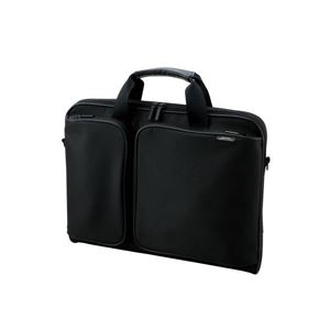 (まとめ)エレコム キャリングバッグ“ZEROSHOCK" ZSB-BM005NBK【×2セット】