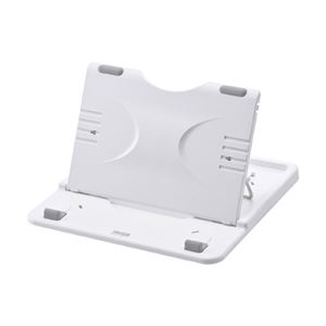 (まとめ)サンワサプライ タブレット・スレートPC用回転式スタンド MR-TABST5【&times;2セット】