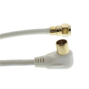 (まとめ)マックステル 金メッキS2CFB L/F型ケーブル 1m 2CK-LF1-EP【&times;5セット】