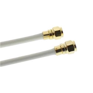 (まとめ)マックステル 金メッキS-4CFB F/F型ケーブル 2m 4CK-FF2-EP【&times;5セット】