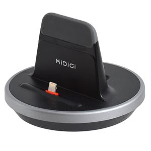 サンコー 肉厚ケースカバー対応充電スタンド for iPhone/iPad (ブラック) MFIPHN6B