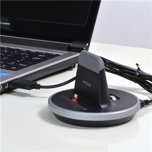 サンコー 肉厚ケースカバー対応充電スタンド for iPhone/iPad (ブラック) MFIPHN6B