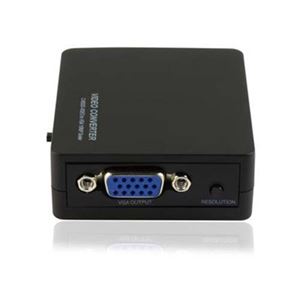 テック コンポジットまたはS端子を、VGA(Dsub15Pin)変換するコンバーター TSCVGA2