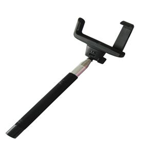 NOVAC iPhone専用 片手でワンショット 自撮り棒 Bluetooth ブラック NV-JB100-B