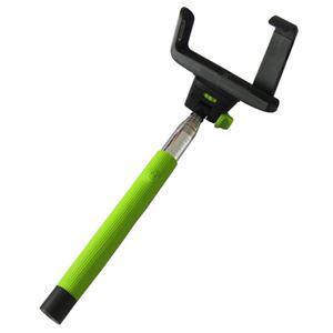 NOVAC iPhone専用 片手でワンショット 自撮り棒 Bluetooth グリーン NV-JB100-G