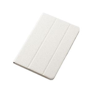 エレコム iPad mini 4用イタリアンソフトレザーカバー TB-A15SWDTWH