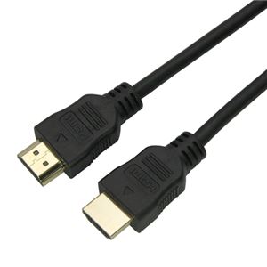 (まとめ)HORIC HDMIケーブル 5m ブラック 樹脂モールドタイプ HDM50-067BK【&times;5セット】